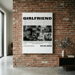 Картина на металі “Girlfriend”