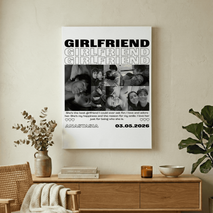 Картина на металі “Girlfriend”