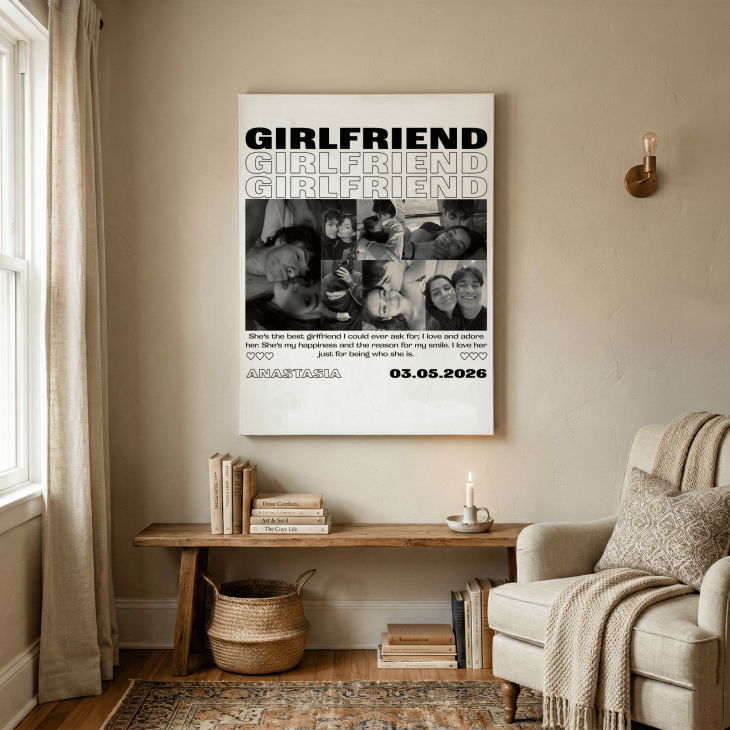 Картина на металі “Girlfriend”