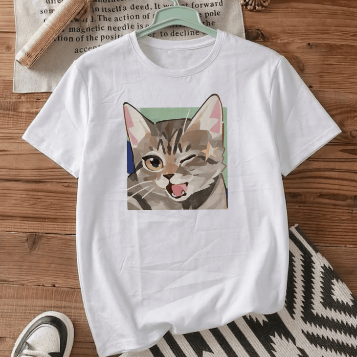 Футболка Котик-підморгусик