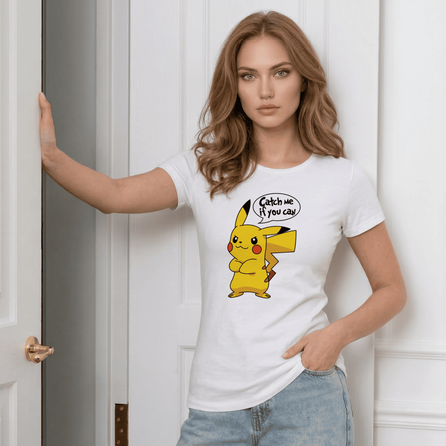 Футболка Pikachu Catch Me If You Can