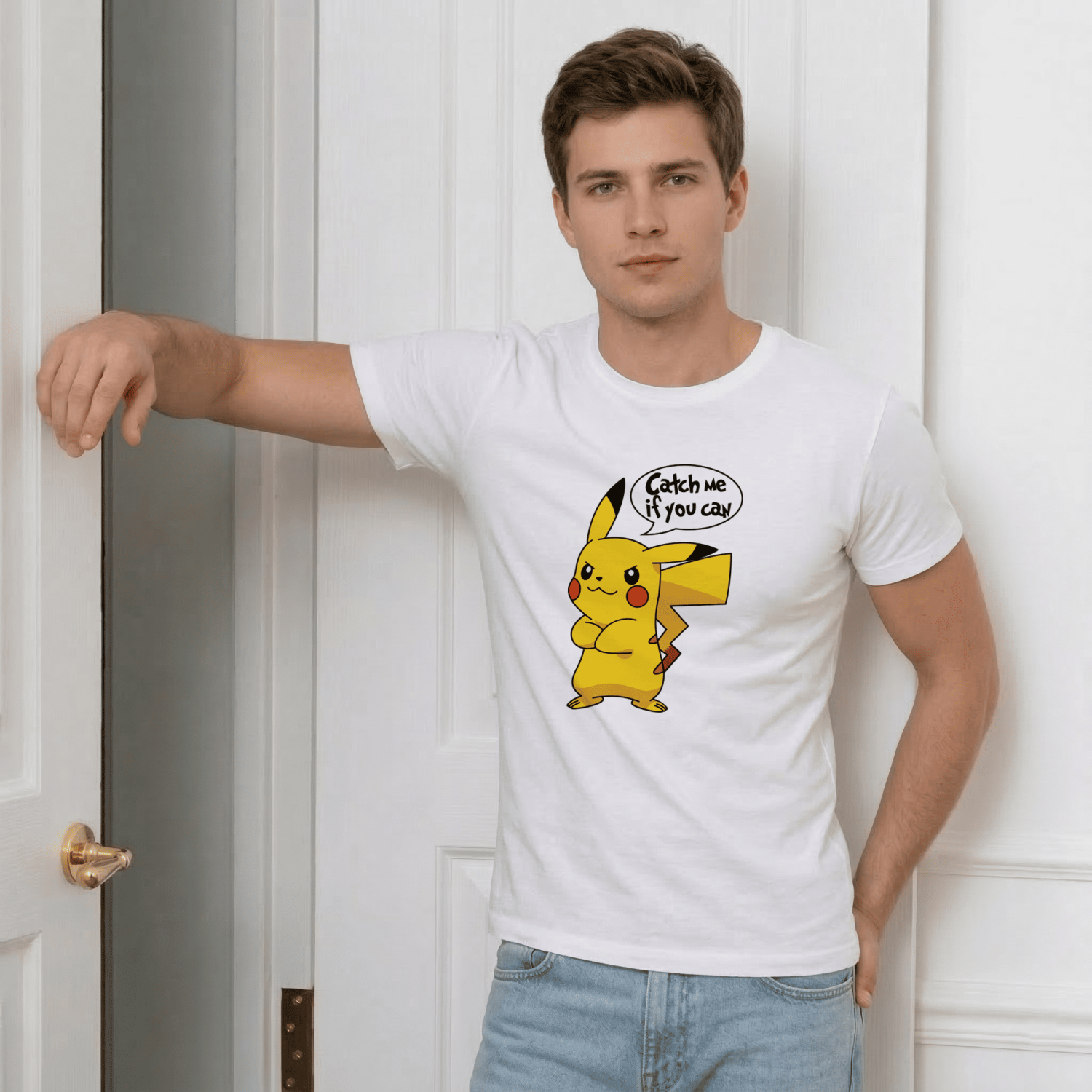 Футболка Pikachu Catch Me If You Can
