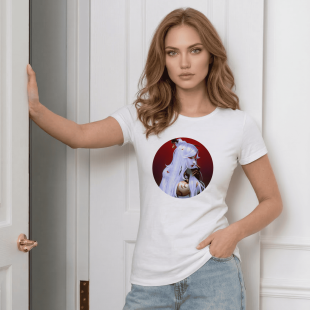 Футболка White Hair Fantasy Girl
