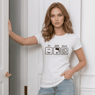 Футболка Eat Sleep Roblox