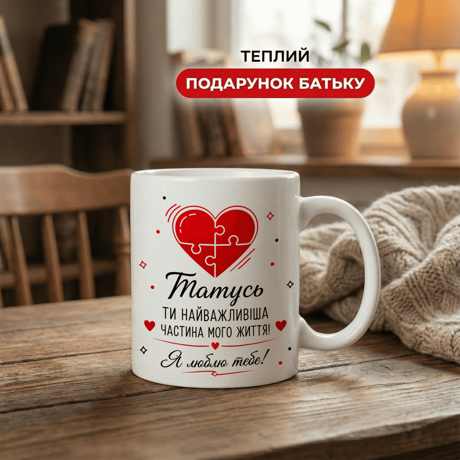 Кружка Татусь, ти найважливіша частина мого життя