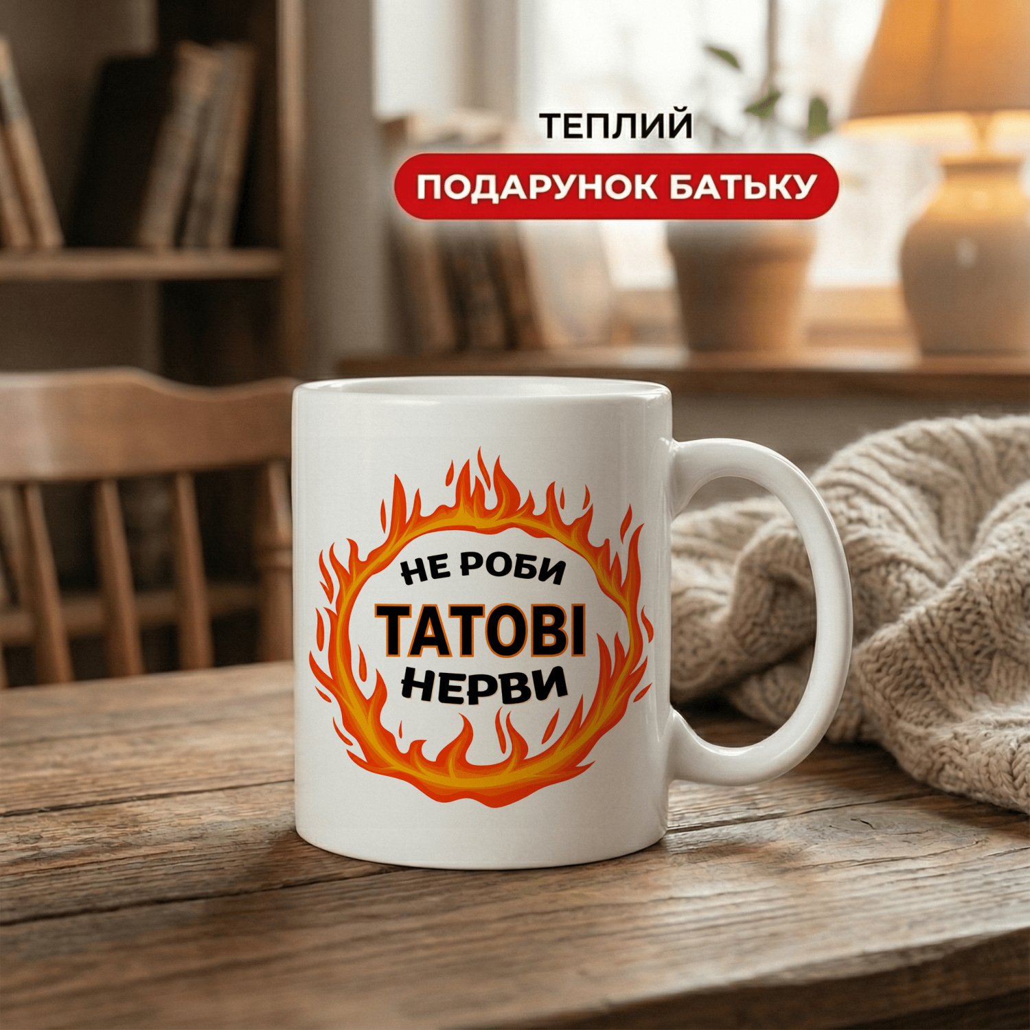 Кружка Не роби татові нерви