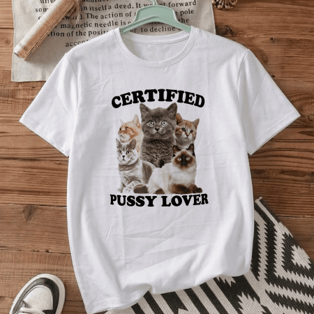 Футболка Certified pussy lover