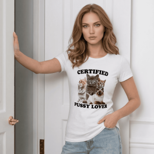 Футболка Certified pussy lover