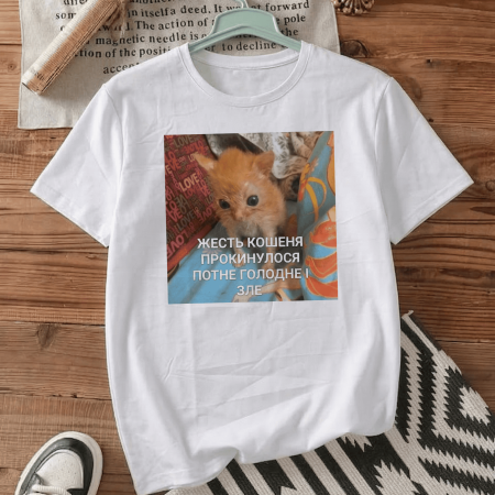 Футболка Жесть кошеня