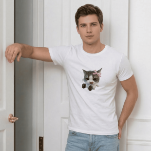 Футболка Fitness kitty
