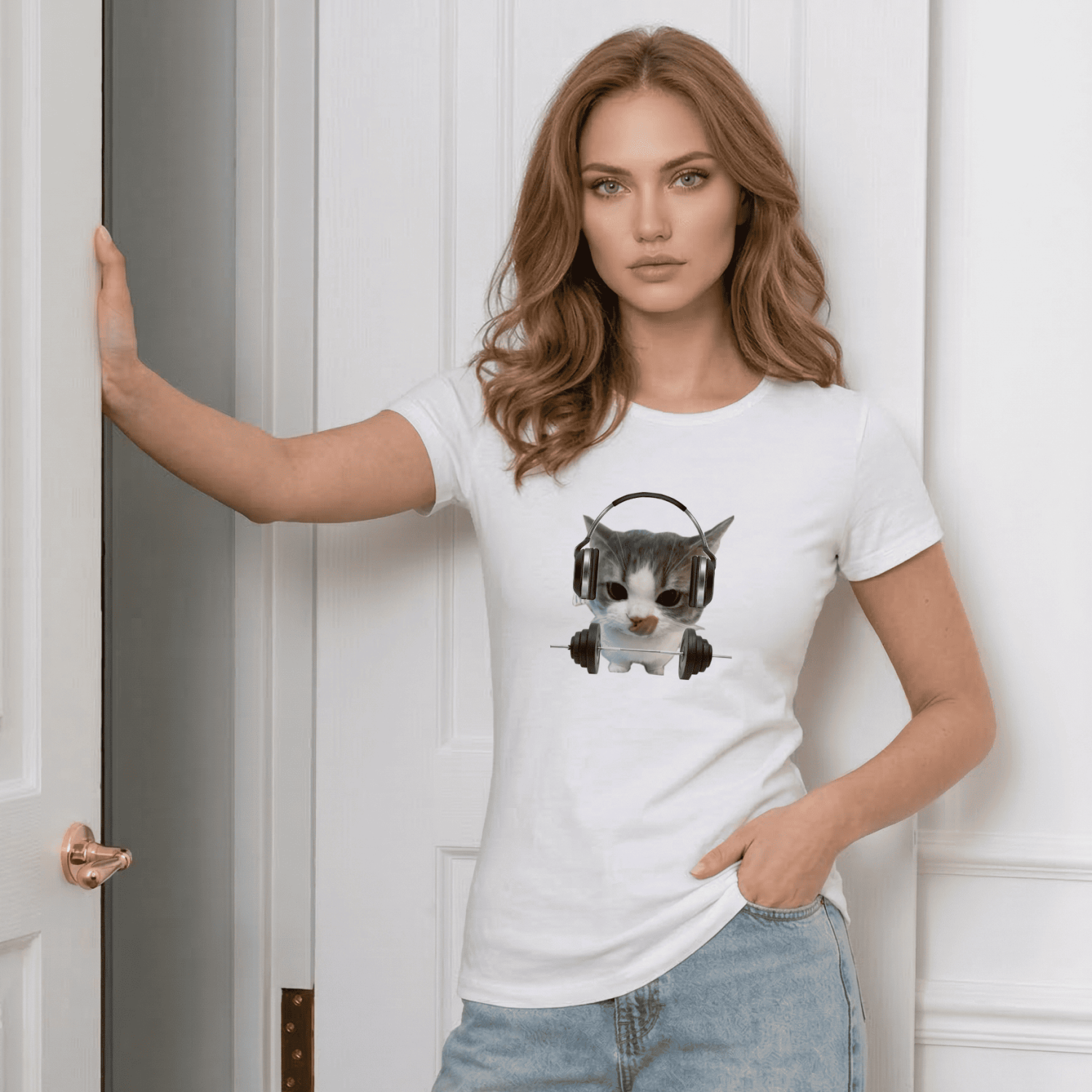 Футболка Strong kitty