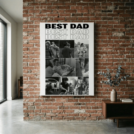Картина на металі “Best Dad”