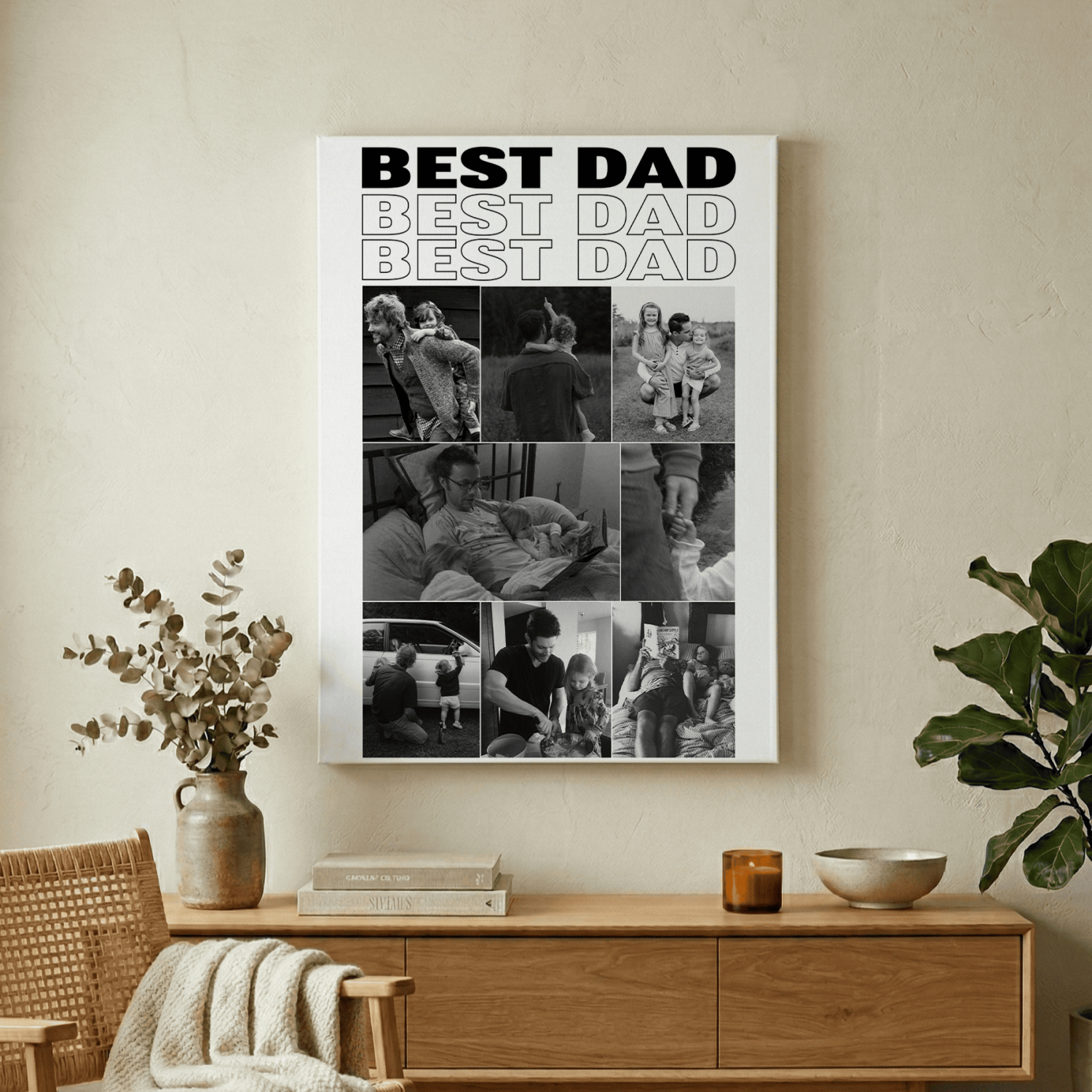Картина на металі “Best Dad”