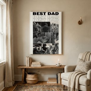 Картина на металі “Best Dad”