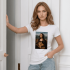Футболка Mona Lisa with cat