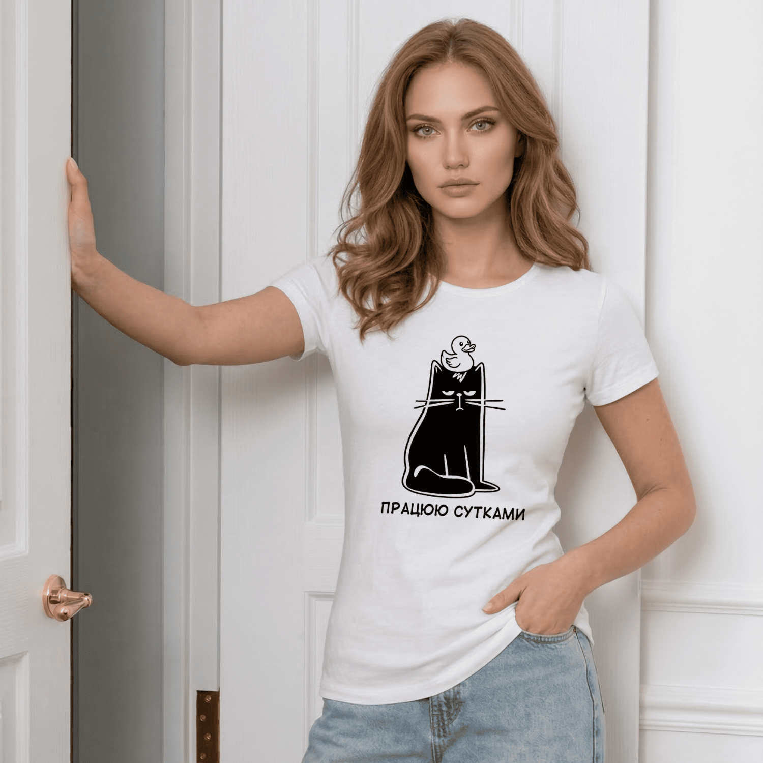 Футболка Працюю сутками