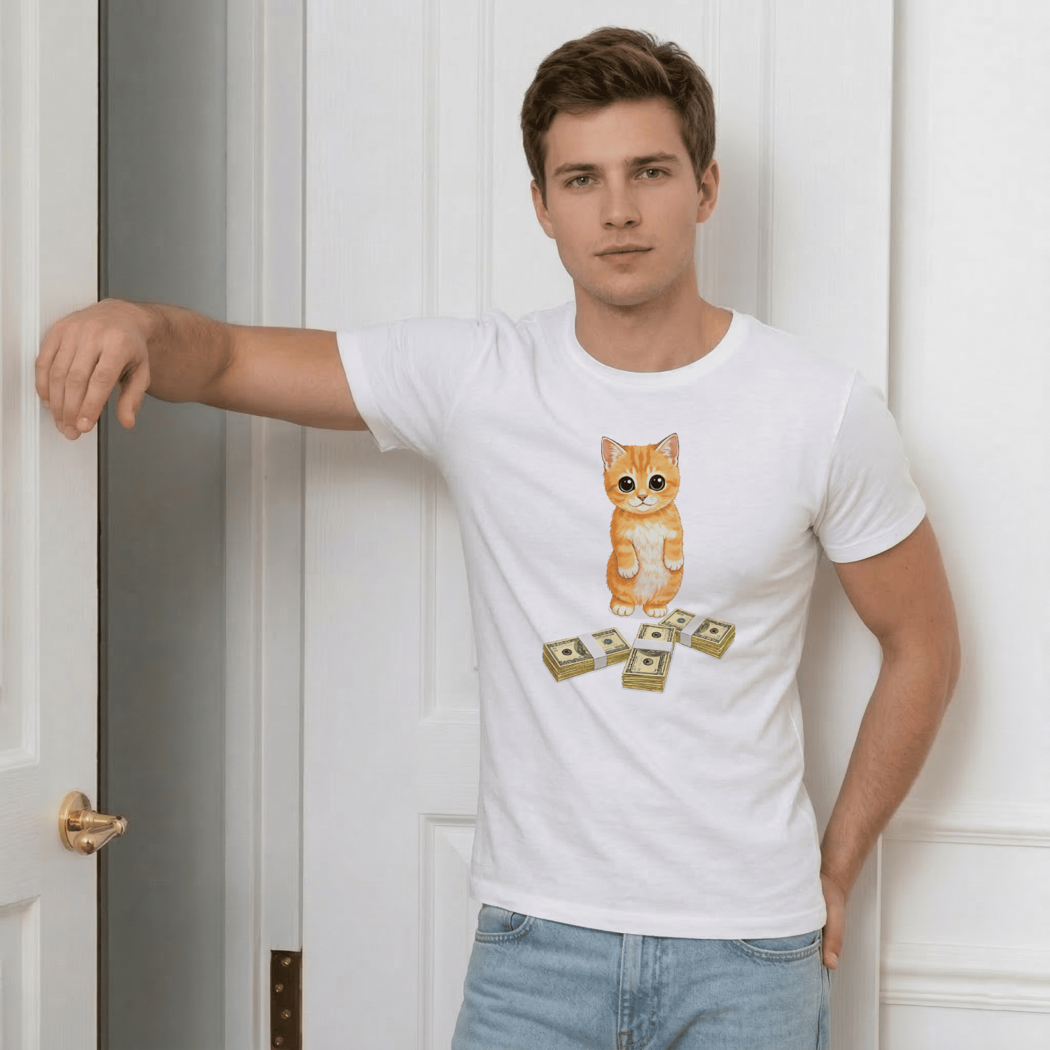 Футболка Багатий котик