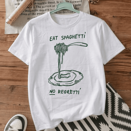 Футболка Eat spaghetti - no regretti