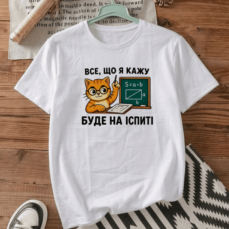 Футболка Все, що я скажу буде на іспиті