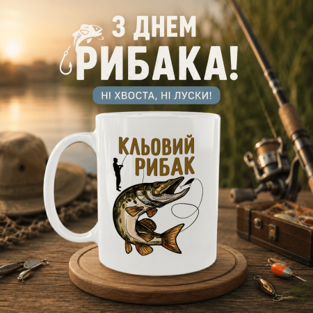 Кружка Кльовий рибак