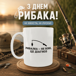 Кружка Рибалка — не хобі, це діагноз