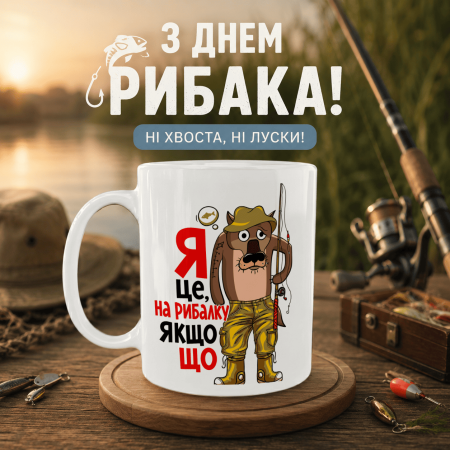 Кружка Я це, на рибалку якщо що