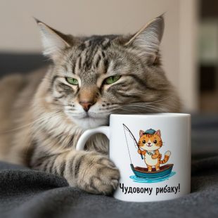 Кружка Отличному рыбаку!
