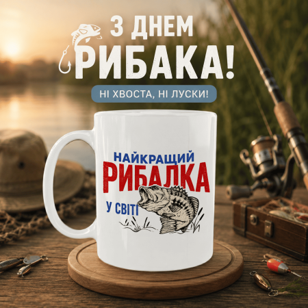 Кружка Найкращий рибалка у світі