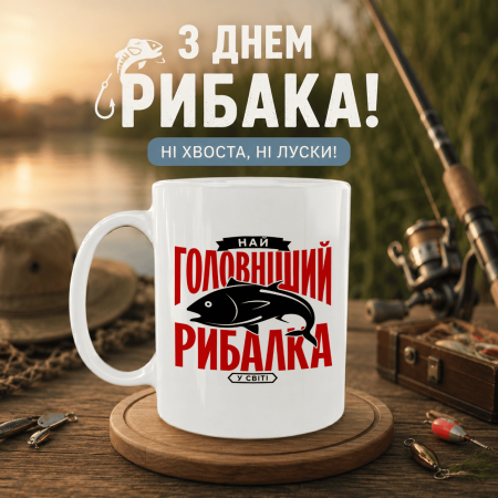 Кружка Самый главный рыбак