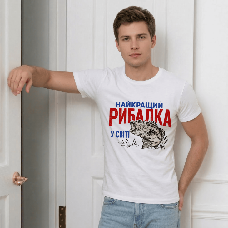 Футболка Найкращий рибалка у світі
