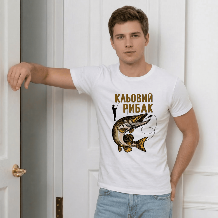 Футболка Кльовий рибак