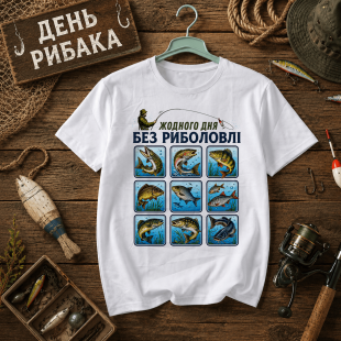 Футболка Жодного дня без риболовлі