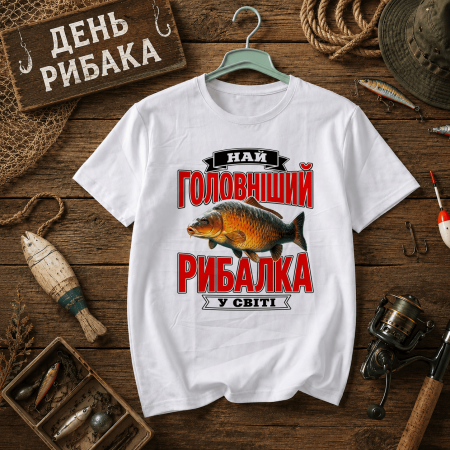 Футболка Найголовніший рибалка у світі