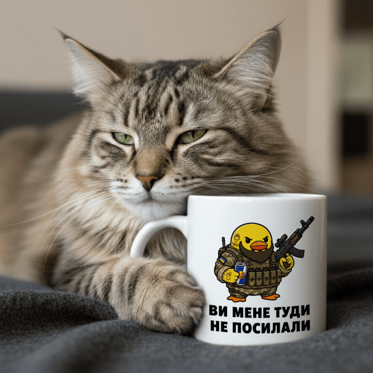 Кружка Ви мене туди не посилали
