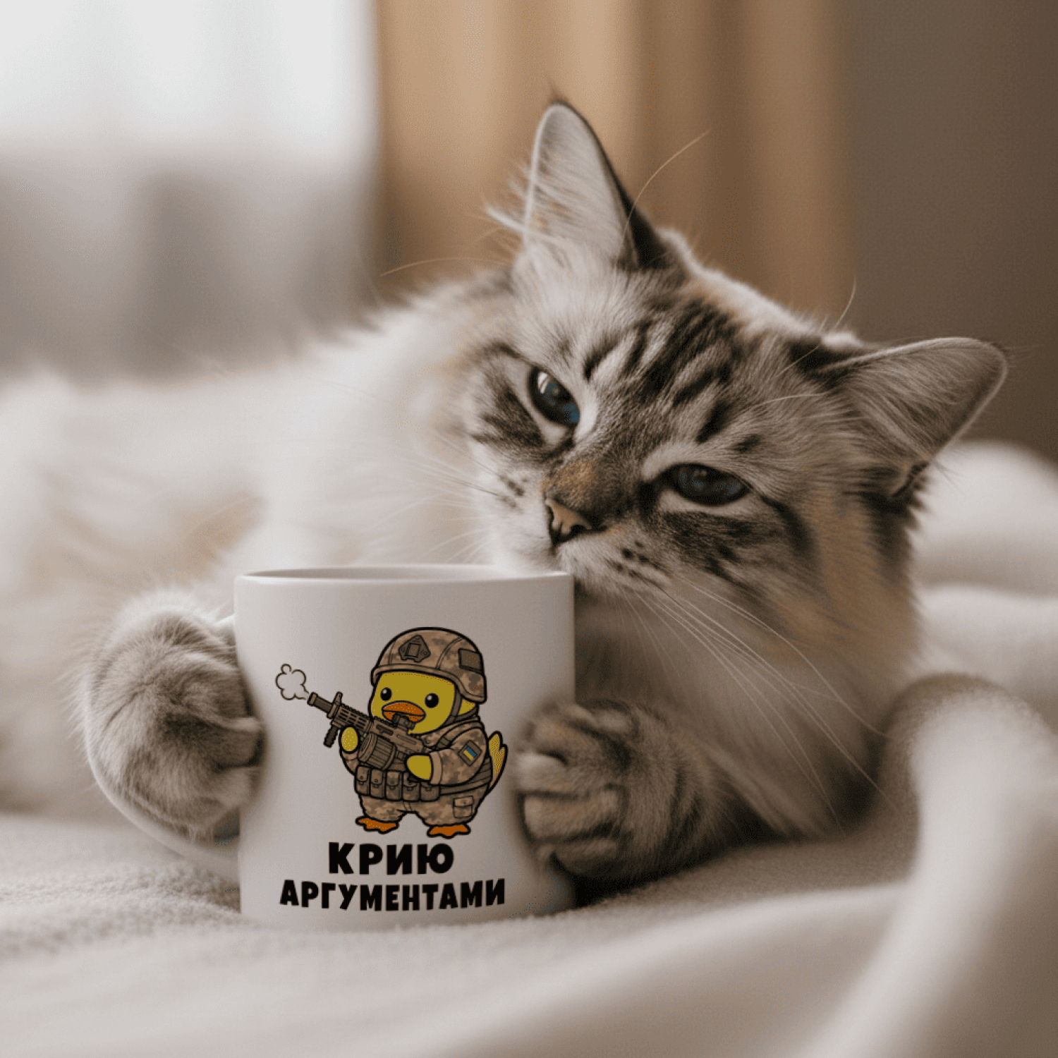 Кружка Крию аргументами