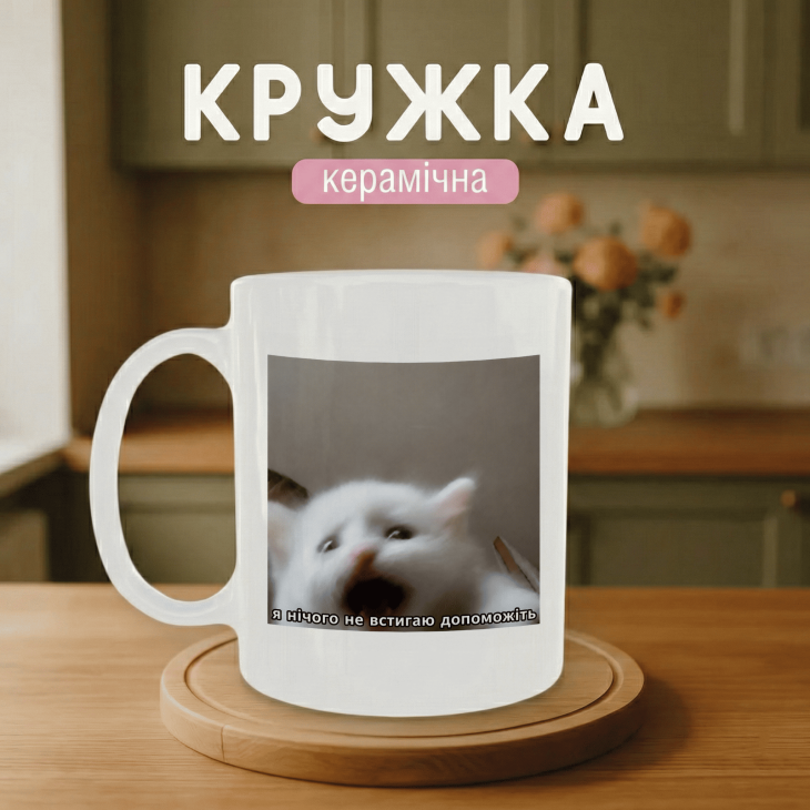 Кружка Я нічого не встигаю, допоможіть!
