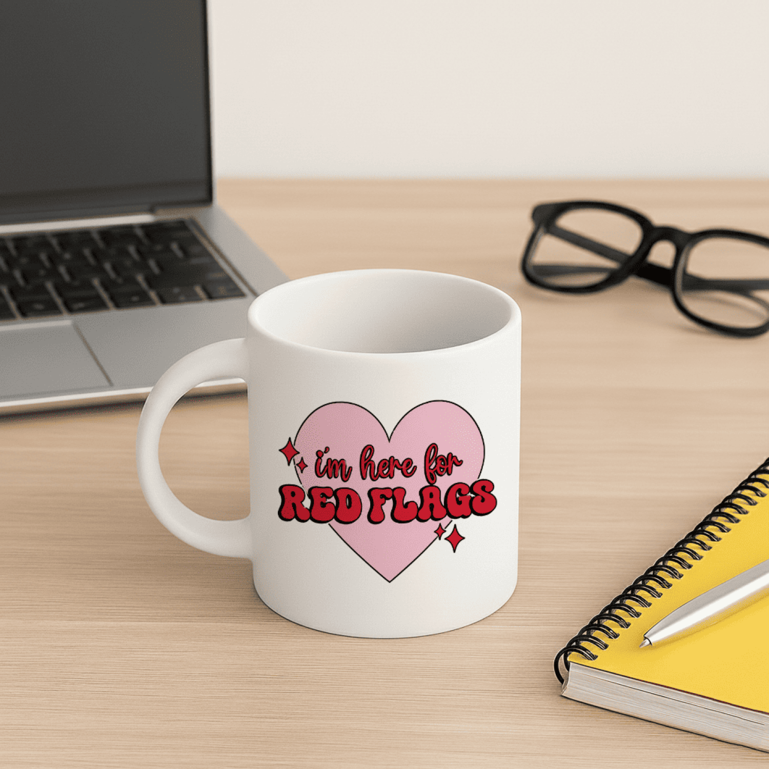 Кружка I`m here for red flags