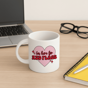 Кружка I`m here for red flags