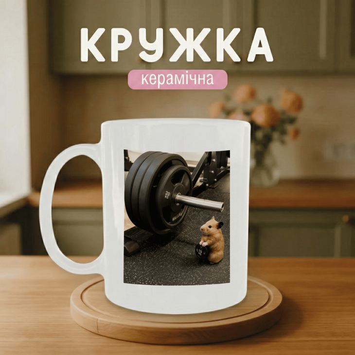 Кружка Gym hamster
