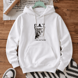 Худі з принтом «C.A.T»