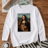 Лонгслів з принтом «Mona Lisa with cat»