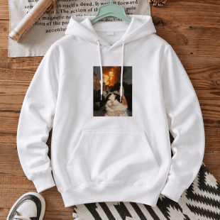 Худі з принтом «Happy kitty»