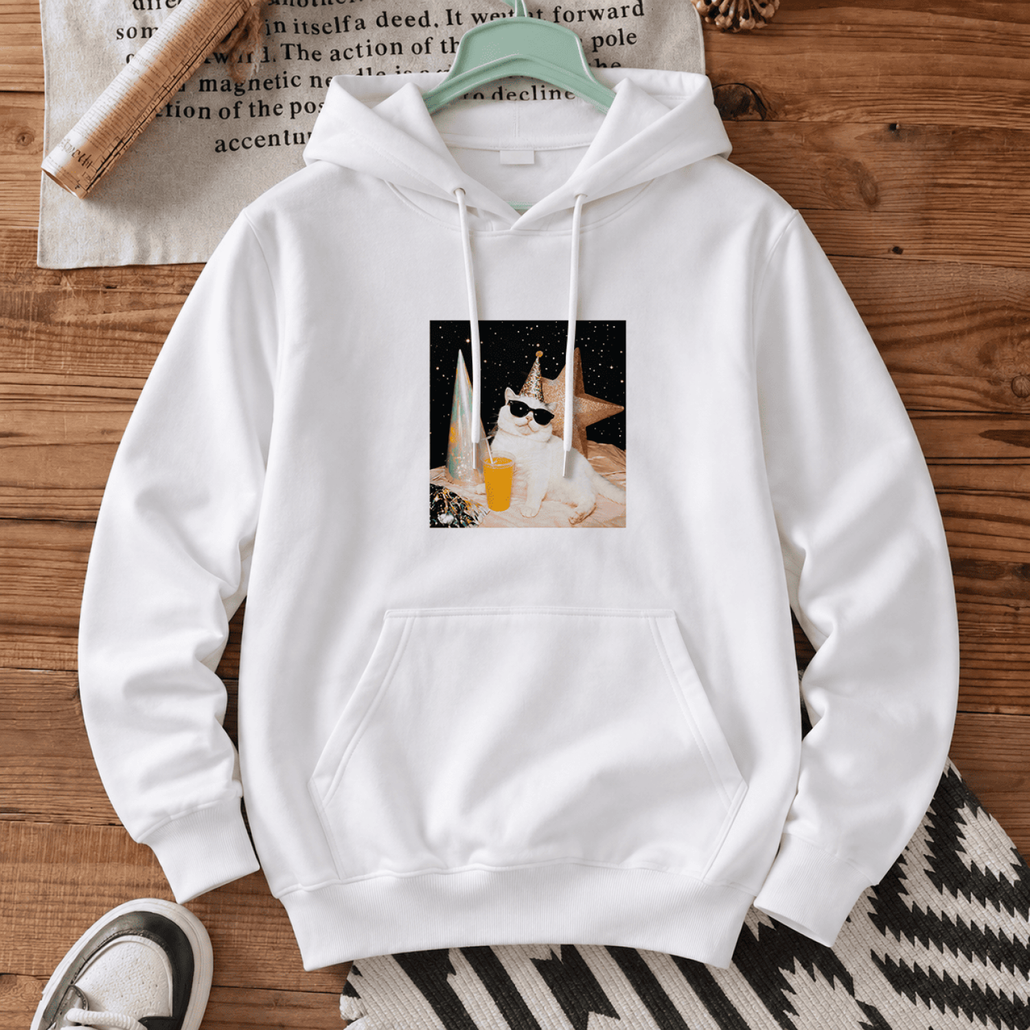 Худі з принтом «Birthday kitty»