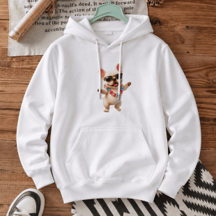 Худі з принтом «Chill puppy»